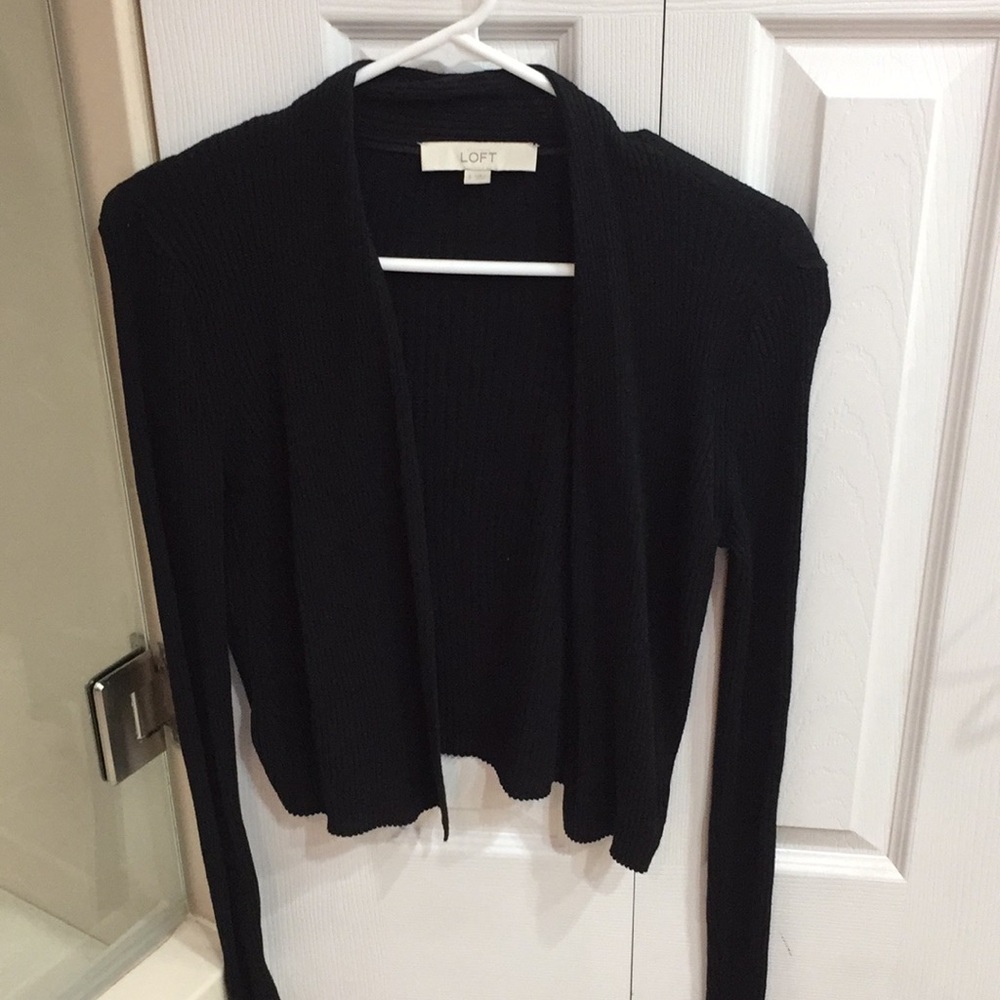 Loft black cardigan